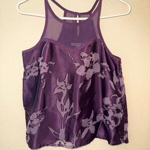American Eagle Outfitters Purple Sleeveless Camisole Top